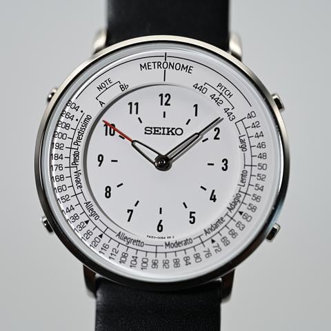 Seiko Metronome SMW006A Monotone Black White Watch SMW006 New with Box