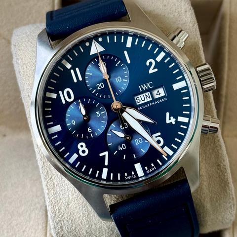 IWC Pilot Chronograph Le Petit Prince Pilot's Unworn. Full set from 04-2026