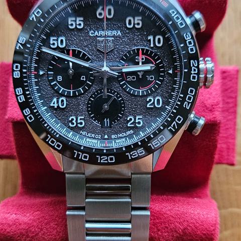TAG Heuer Carrera Porsche Chronograph Special Edition Full Set & neue Revision