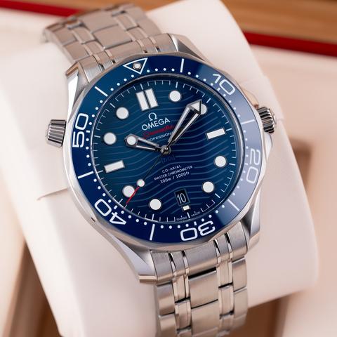Omega Seamaster Diver 300 M NEW 2026 Seamaster Diver 300m Blue on Bracelet 210.30.42.20.03.001