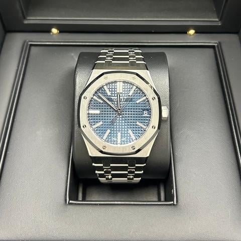 Audemars Piguet Royal Oak Selfwinding 2025 FULL SET BLUE DIAL