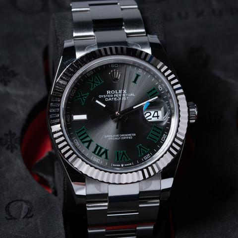 Rolex Datejust 41 Wimbledon Dial Oyster Bracelet