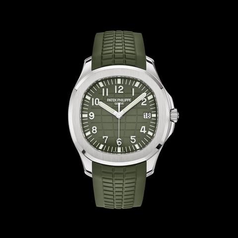 Patek Philippe Aquanaut 42mm White Gold Green Dial 2023 Unworn