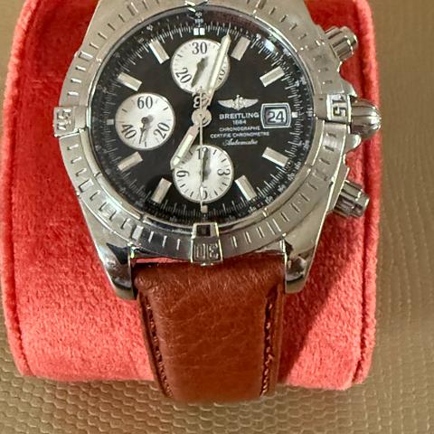 Breitling Chronomat Evolution Flot Breitling. Fremstår som ny med certifikat lækker boks