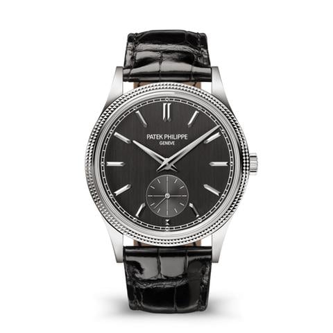 Patek Philippe Calatrava 6119G-001 White Gold Charcoal Gray Dial Watch