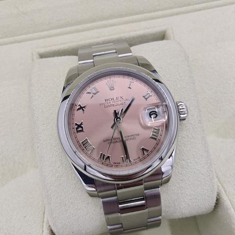 Rolex Datejust 31 178240 Pink Roman Numerals