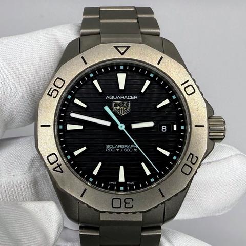 TAG Heuer Aquaracer Professional 200 Solargraph 2025 TAG Aquaracer Solargraph Titanium | Mint | Full Set