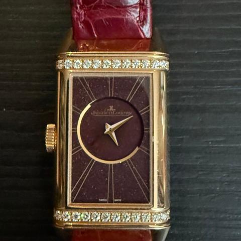 Jaeger-LeCoultre Reverso Duetto 3430521 Pink Gold and Diamond Reverso One Duetto Watch 20mm