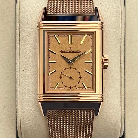 Jaeger-LeCoultre Reverso New 2026 Tribute Monoface OR DECO Milanese Small Seconds Q713216J Brand New Full Set