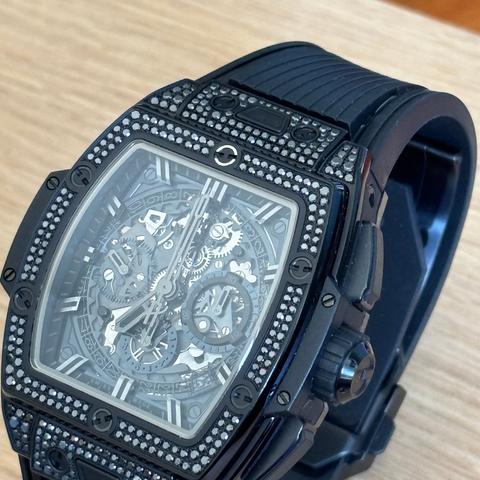 Hublot Spirit of Big Bang All Black Pavé Pave 42mm Full Set