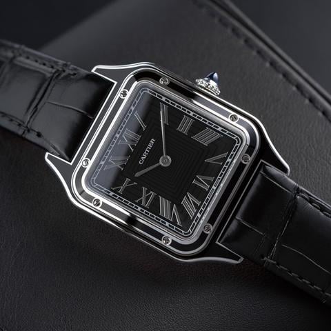 Cartier Santos Dumont NEW 2026 Santos Dumont Black Lacquer WSSA0046 RARE