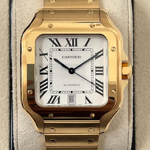 Cartier Santos Unworn 2025 Yellow Gold Automatic WGSA0029 Unworn Full Set