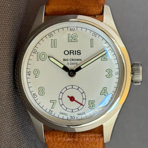 Oris Big Crown "wings Of Hope Limited Edition" Big Crown Wings 01 NYT Alle papirer og box haves.