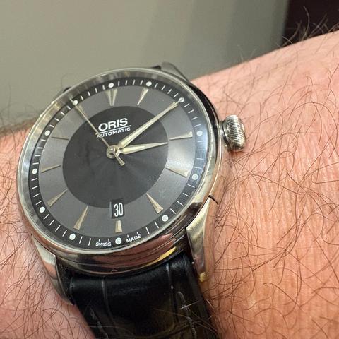 Oris Artelier Date 7591 2013 Steel Like new & unworn