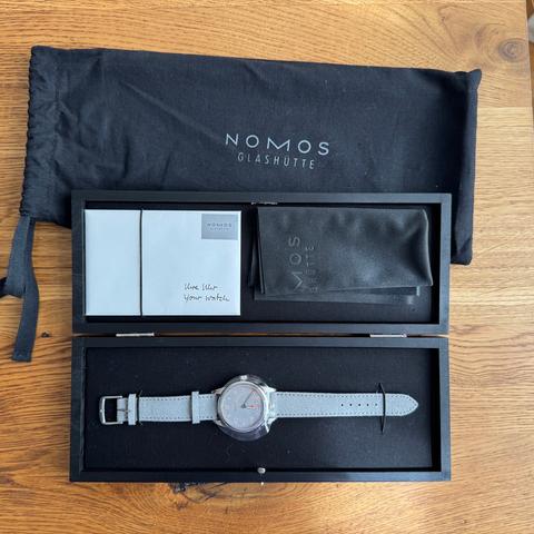 NOMOS Club Campus Absolute Gray Neu mit Box und Nomos-Beibrief