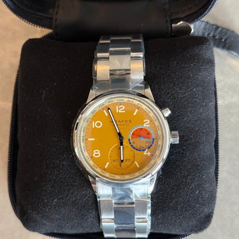 NOMOS Club Neomatik Sport Neomatik World Timer Dune Limited Edition Unworn Full Set