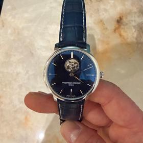 Frederique Constant Slimline Heart Beat Automatic CLASSICS SLIMLINE HEART BEAT AUTOMATICO blu pelle