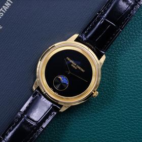 Frederique Constant Classics Moonphase Moneta Moonphase New | Full Set | Gold PVD | Ref. FC206B3S5