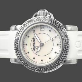 Montblanc Sport Black diamonds / Steel / 35 mm / Box&Papers / 9650