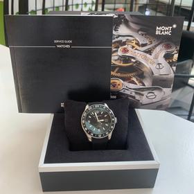 Montblanc 1858 GMT Automatic Black Dial Stainless Steel 42mm